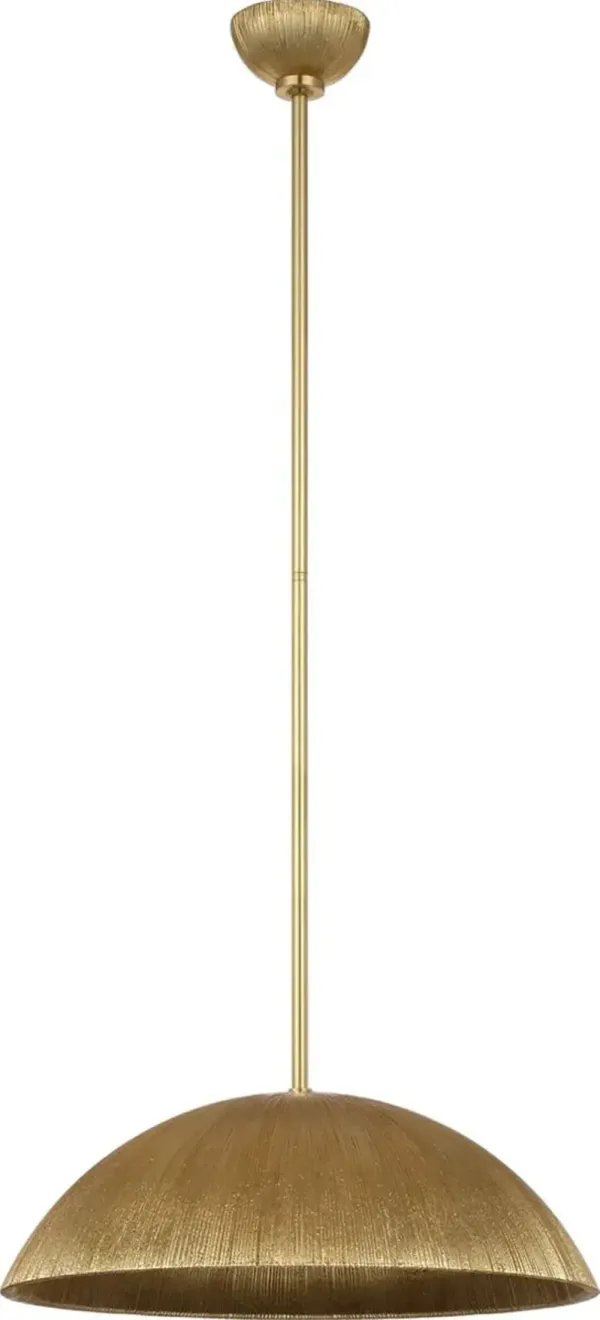 Visual Comfort - Utopia Sculpted Pendant - Gold