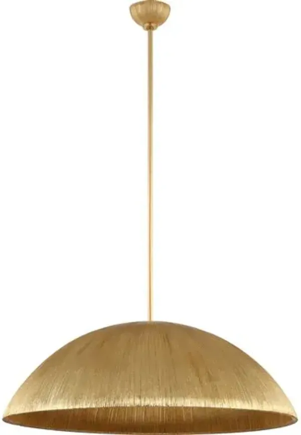 Visual Comfort - Utopia Sculpted Pendant - Gold