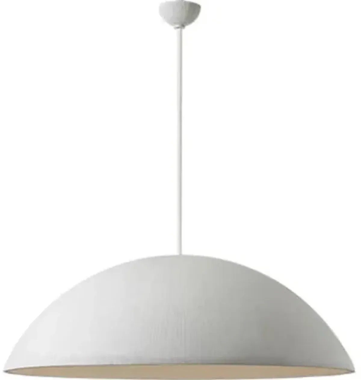 Visual Comfort - Utopia Sculpted Pendant - White