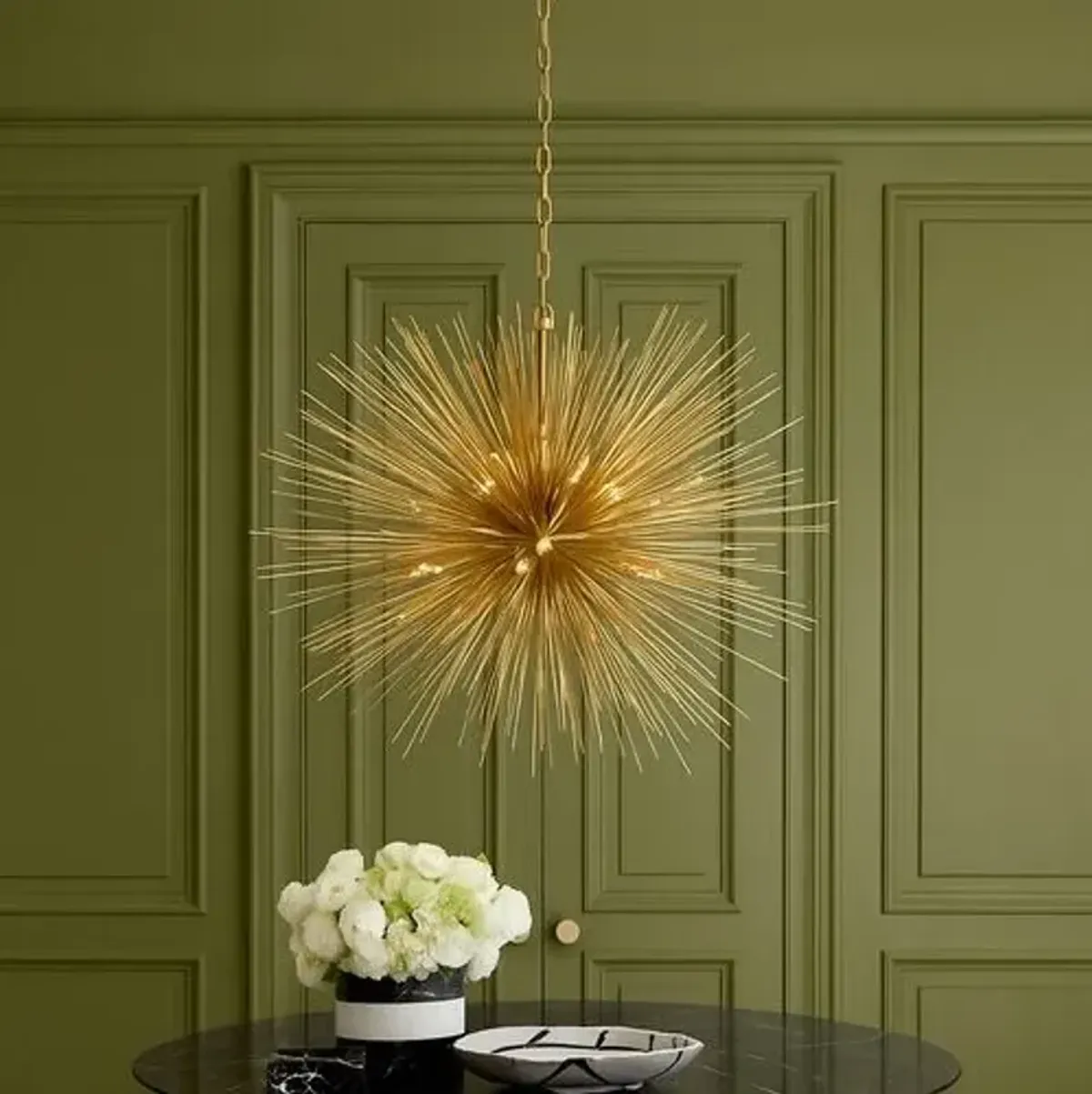 Visual Comfort - Strada Round Chandelier - Gold