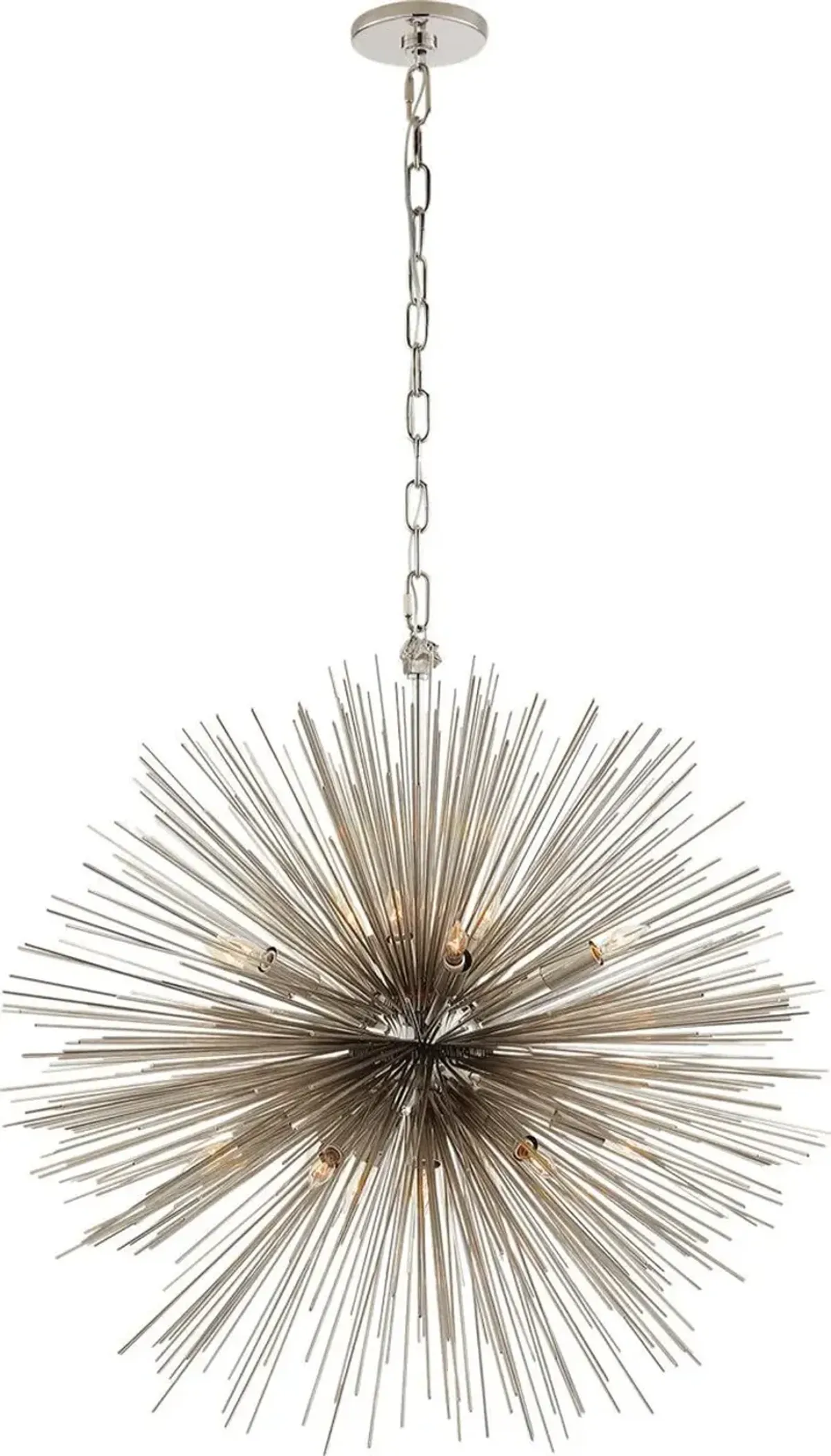 Visual Comfort - Strada Round Chandelier - Silver