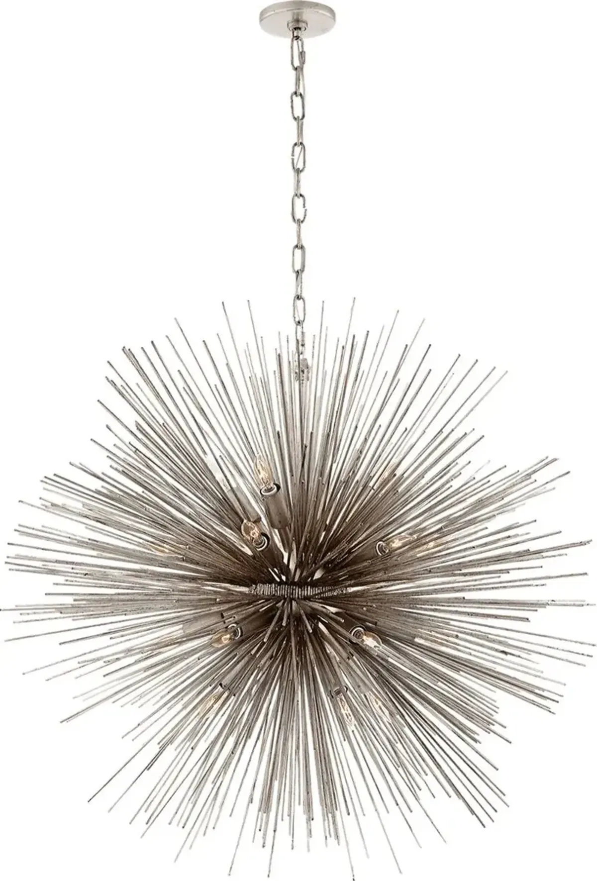 Visual Comfort - Strada Round Chandelier - Silver