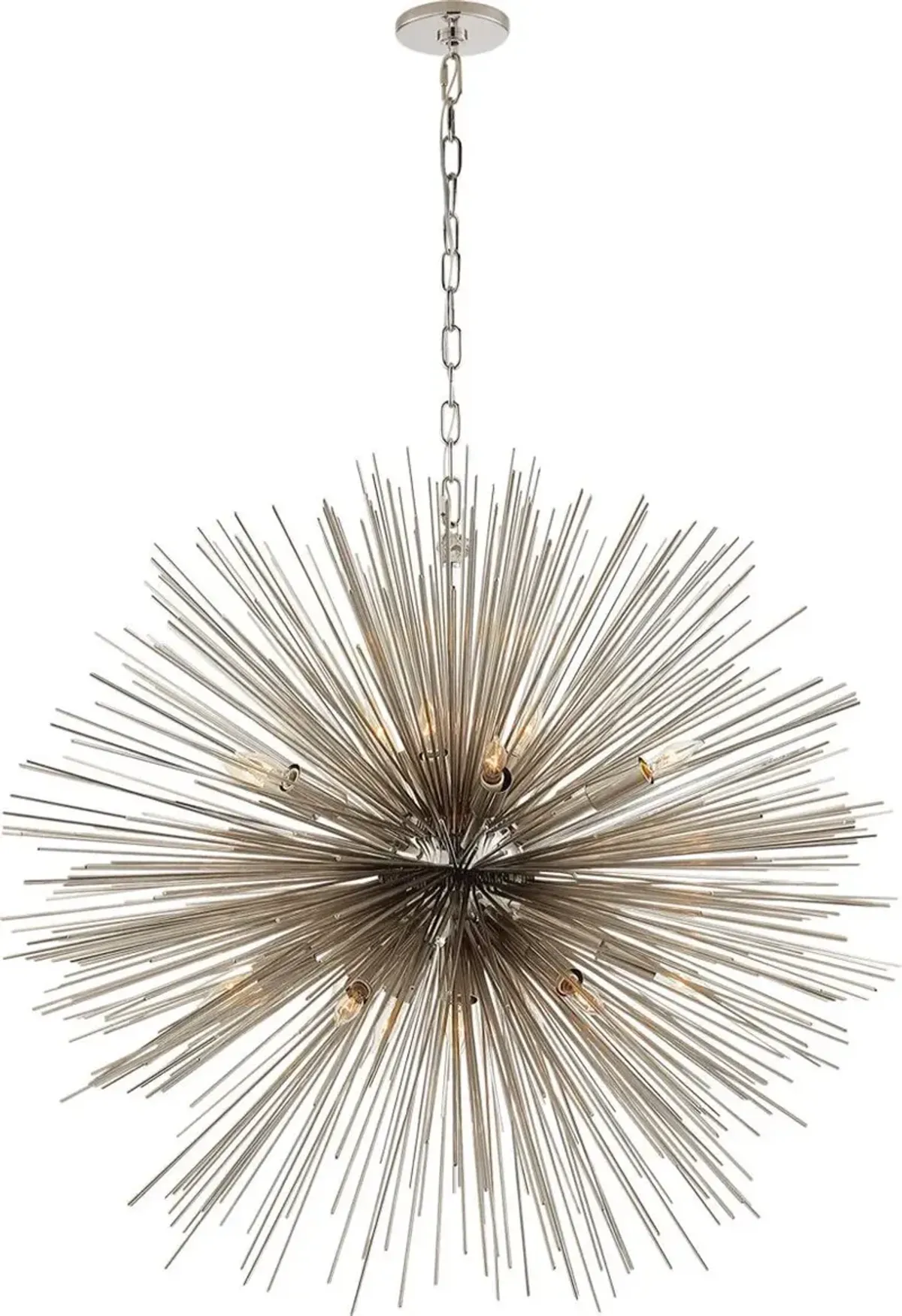 Visual Comfort - Strada Round Chandelier - Silver