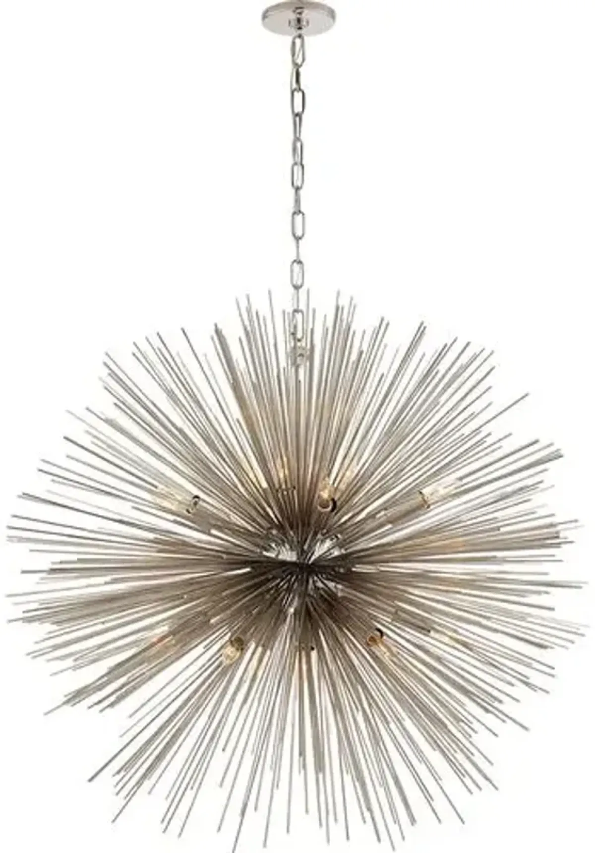 Visual Comfort - Strada Round Chandelier - Silver