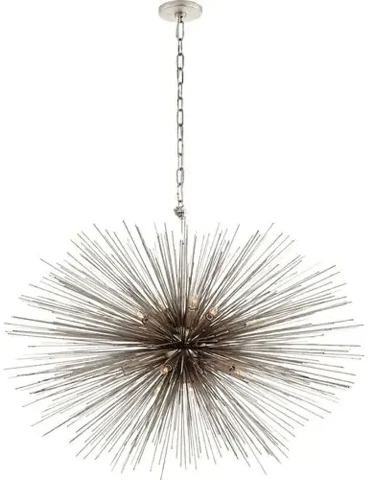 Visual Comfort - Strada Oval Chandelier - Silver