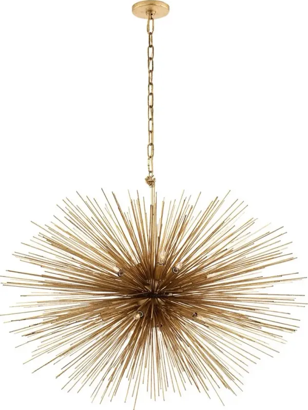 Visual Comfort - Strada Oval Chandelier - Gold