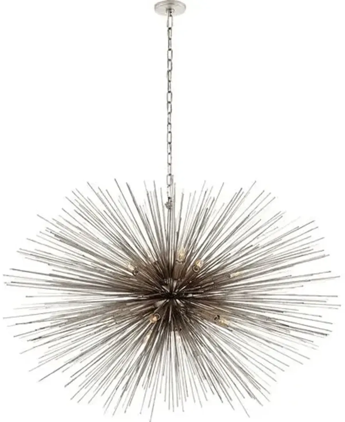 Visual Comfort - Strada Oval Chandelier - Silver