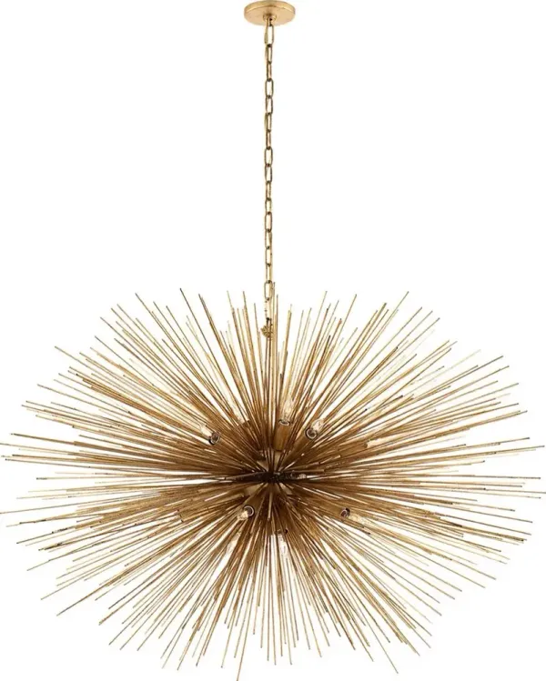 Visual Comfort - Strada Oval Chandelier - Gold