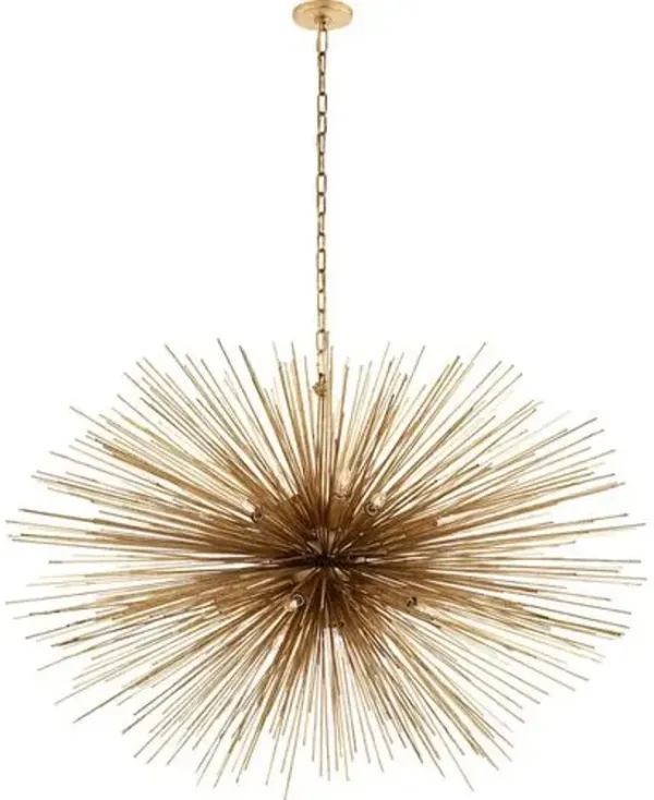 Visual Comfort - Strada Oval Chandelier - Gold