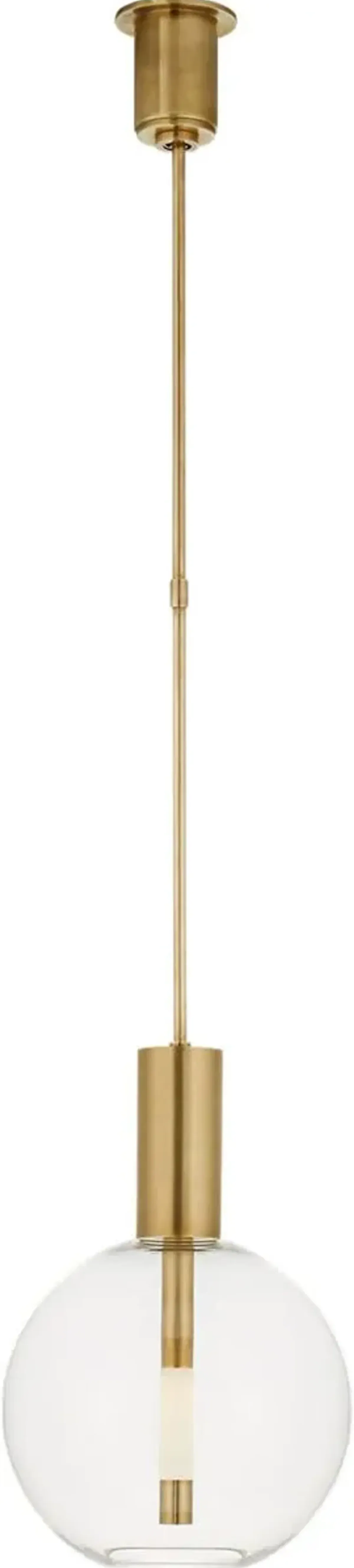 Visual Comfort - Nye Globe Pendant - Clear