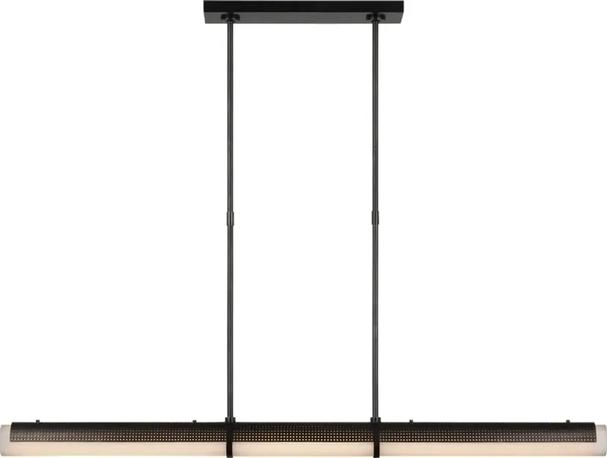 Visual Comfort - Precision Large Linear Chandelier - Black