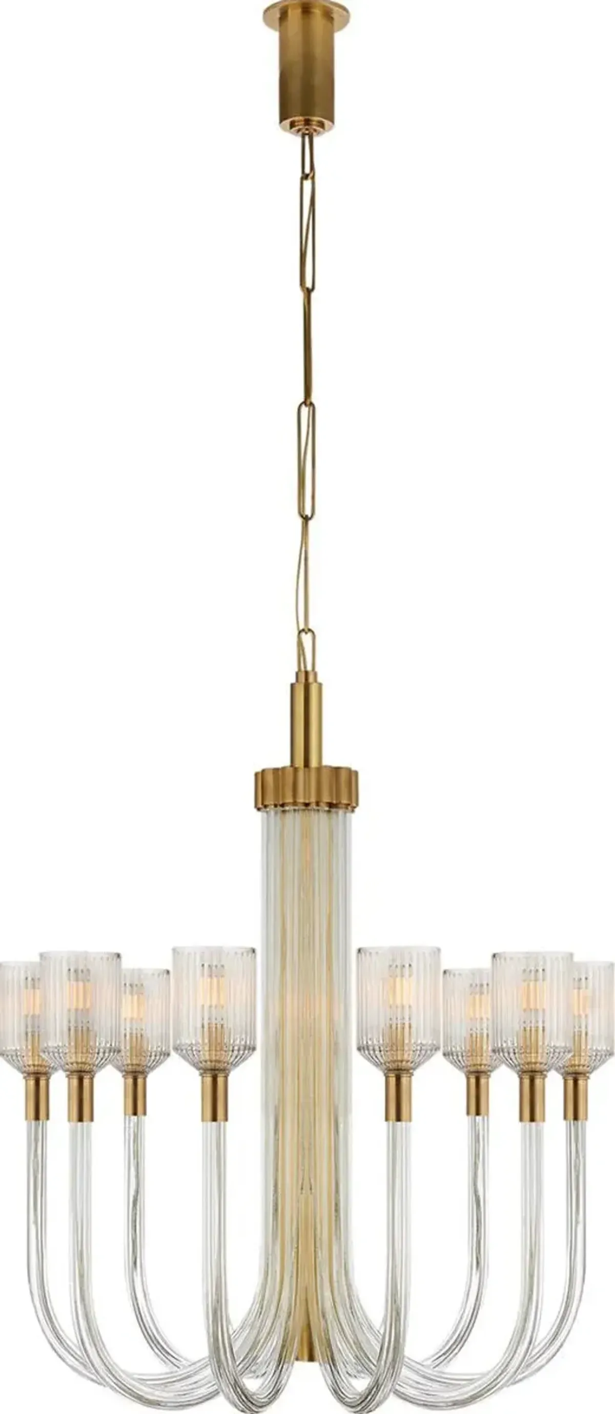 Visual Comfort - Reverie Medium Single Tier Chandelier - Gold