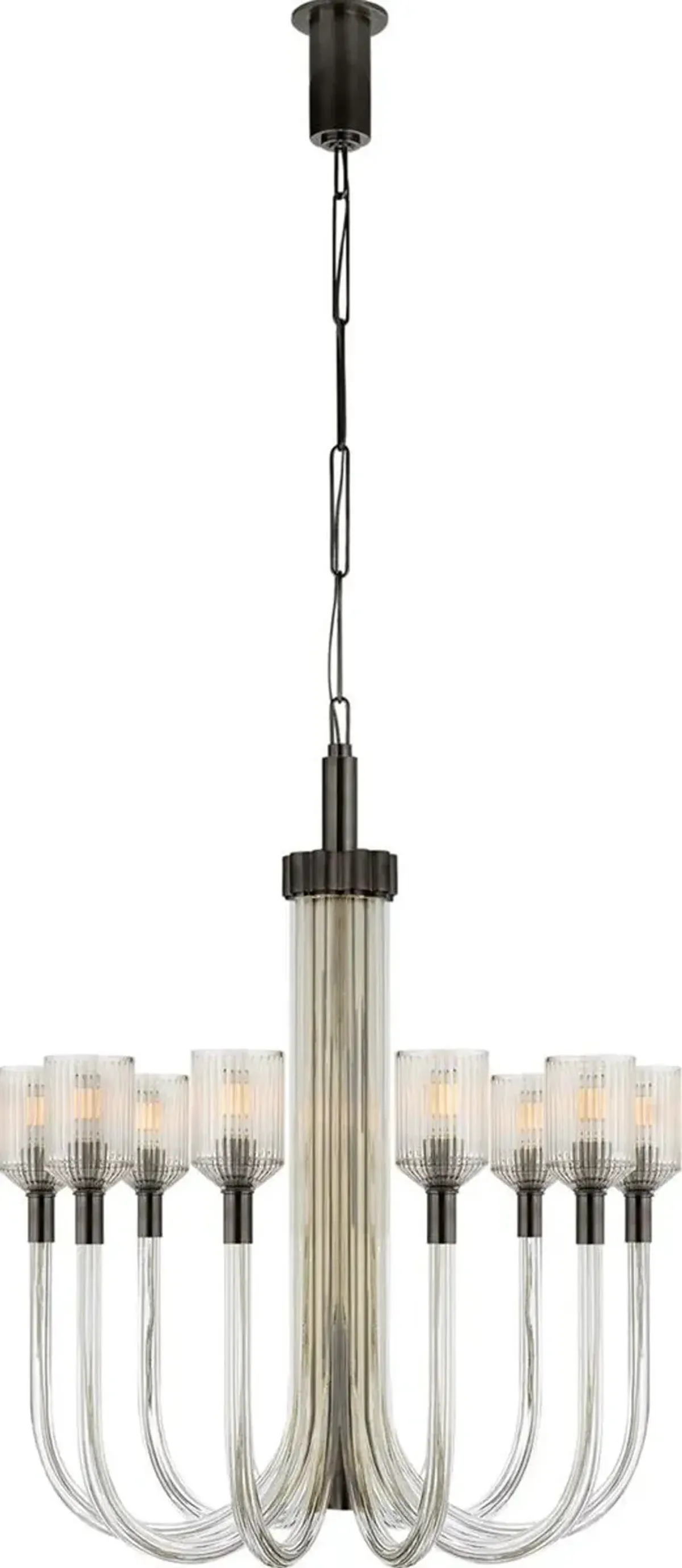 Visual Comfort - Reverie Medium Single Tier Chandelier - Clear