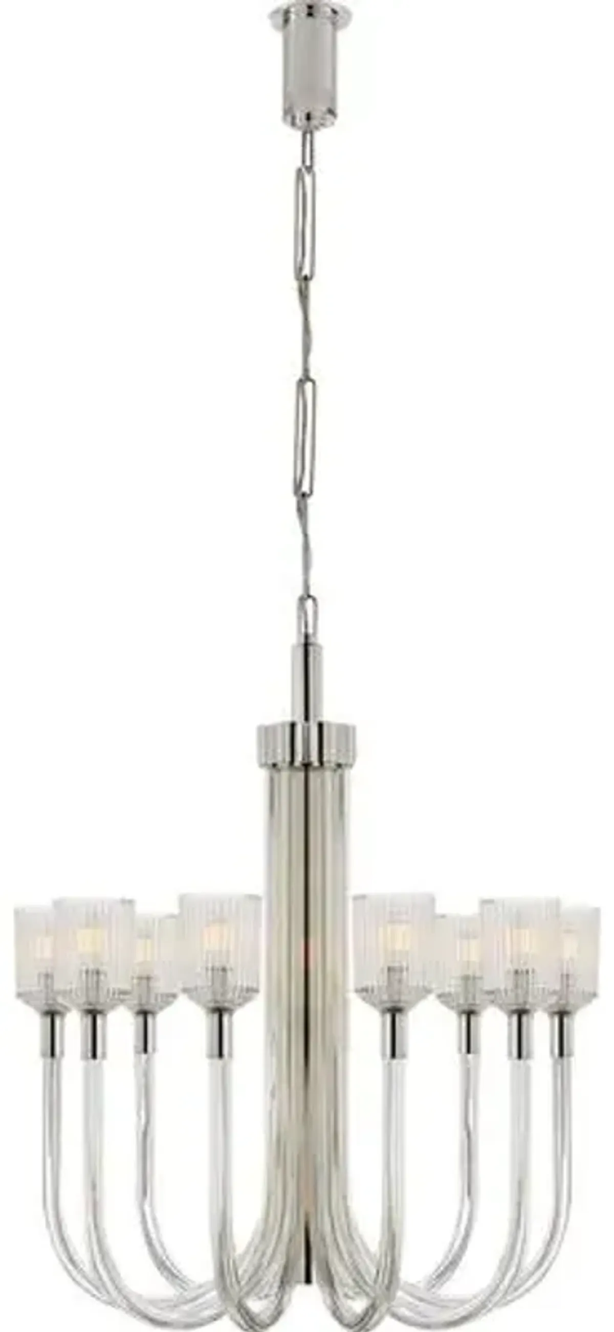 Visual Comfort - Reverie Medium Single Tier Chandelier - Clear