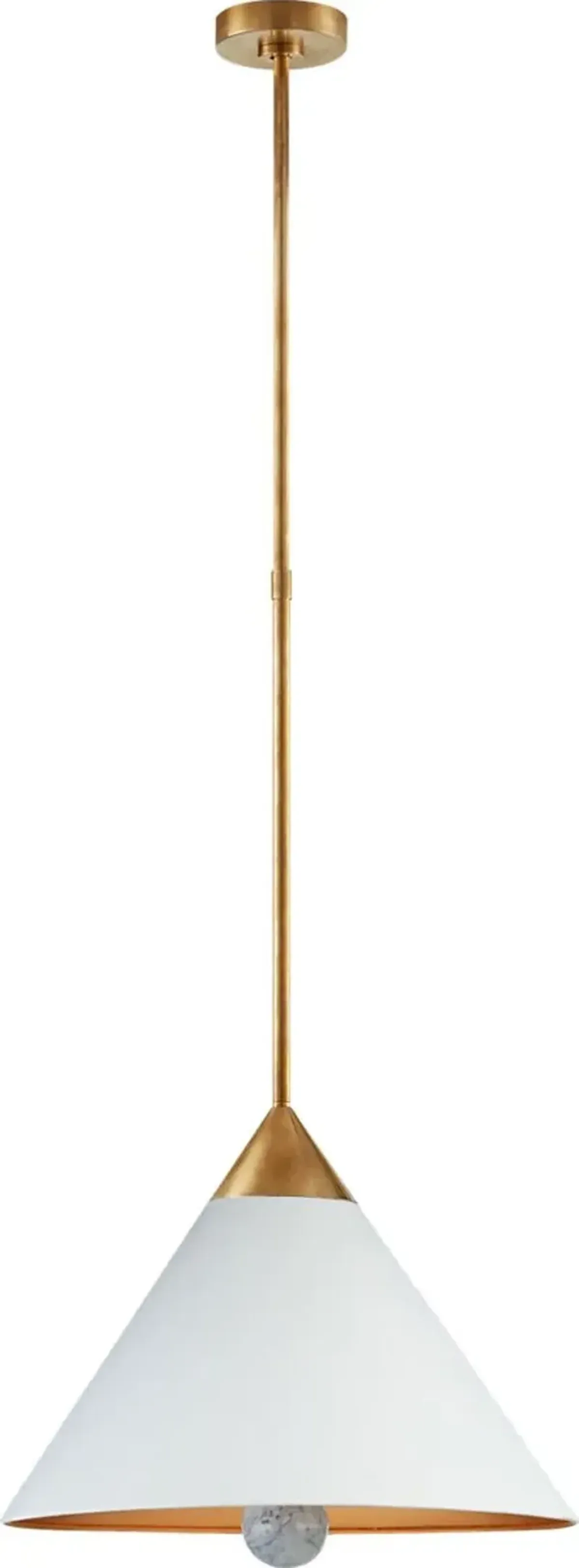 Visual Comfort - Cleo Cone Pendant - Gold