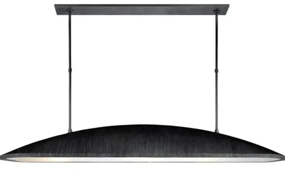 Visual Comfort - Utopia Large Linear Pendant - Black
