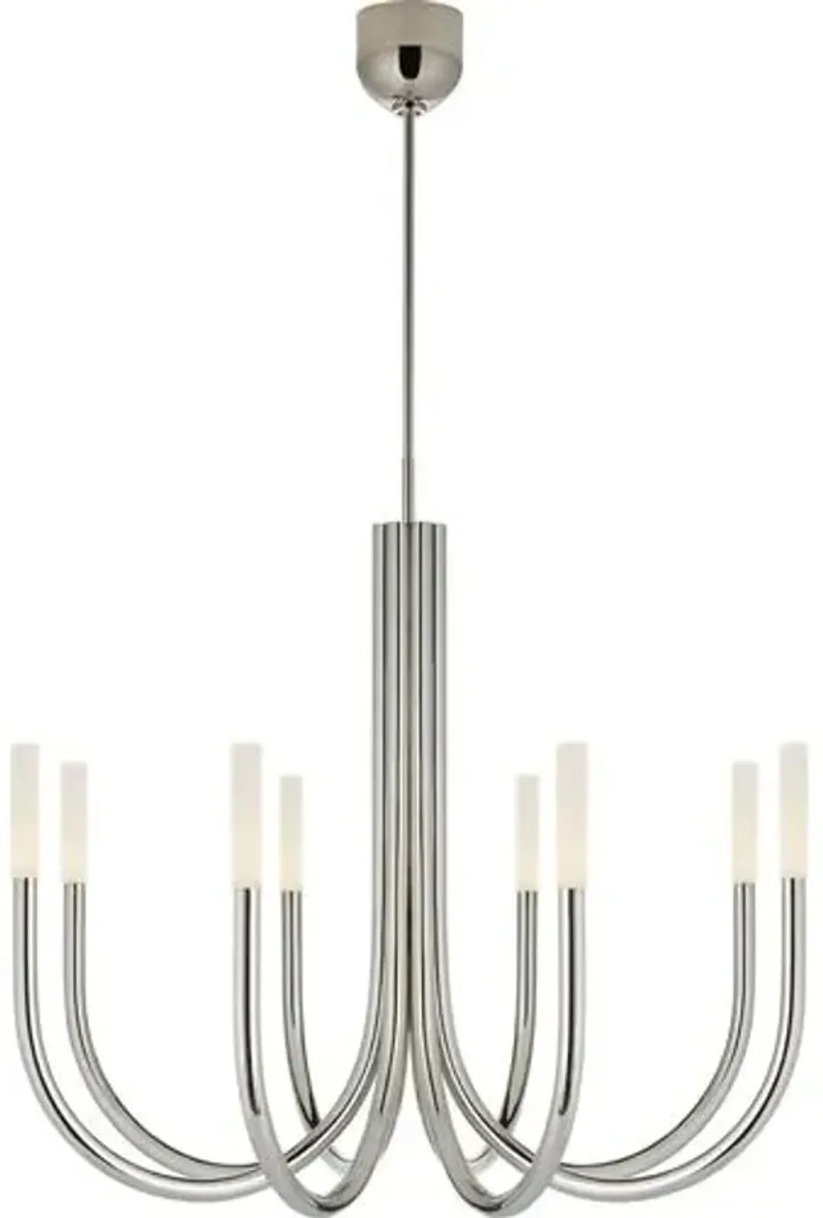 Visual Comfort - Rousseau Medium Chandelier - Silver