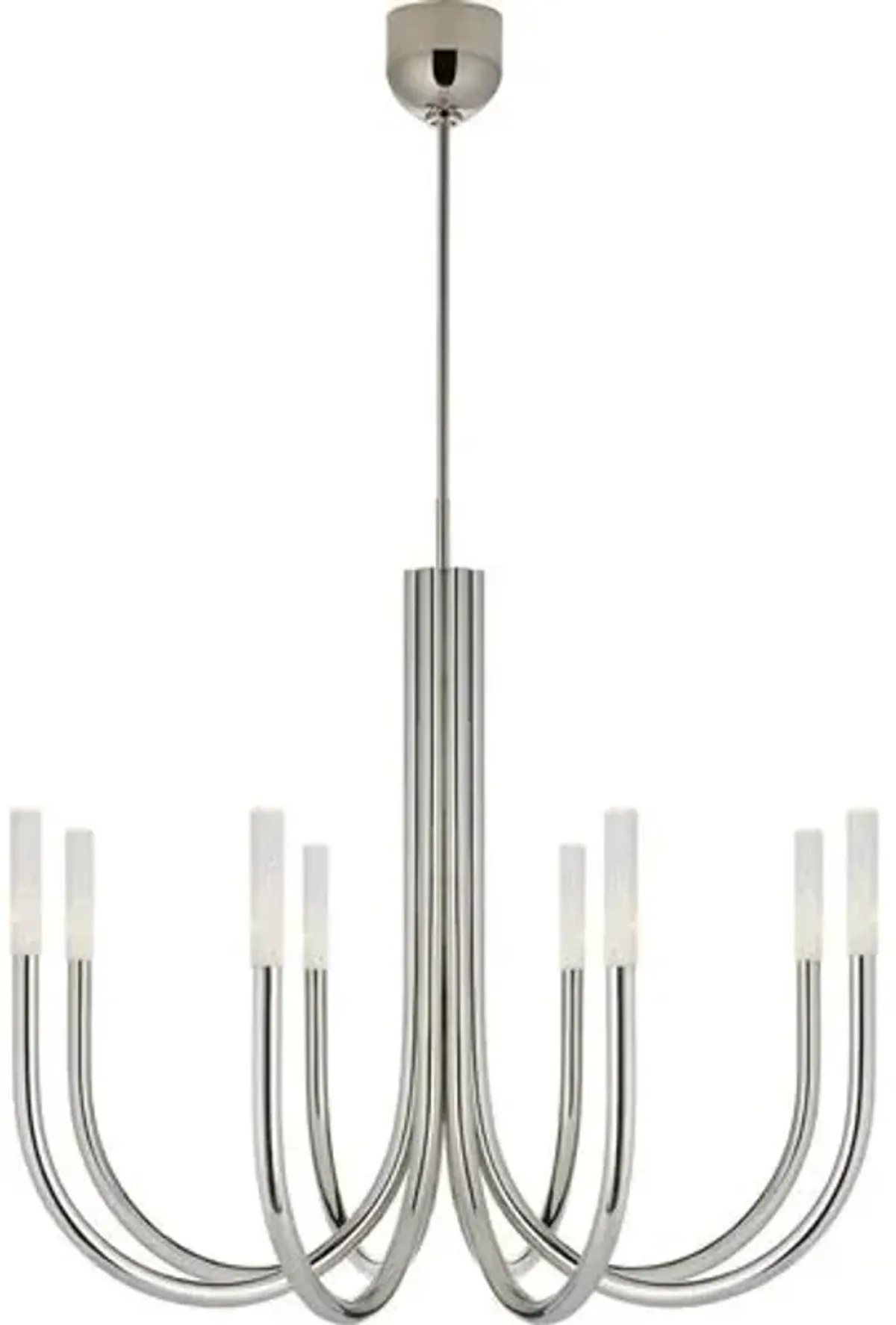Visual Comfort - Rousseau Medium Chandelier - Silver