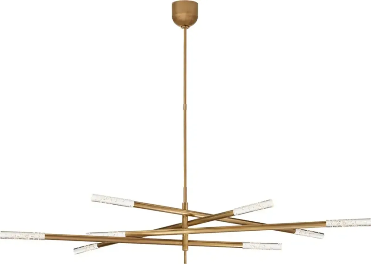 Visual Comfort - Rousseau Grande 8-Light Articulating Chandelier - Gold