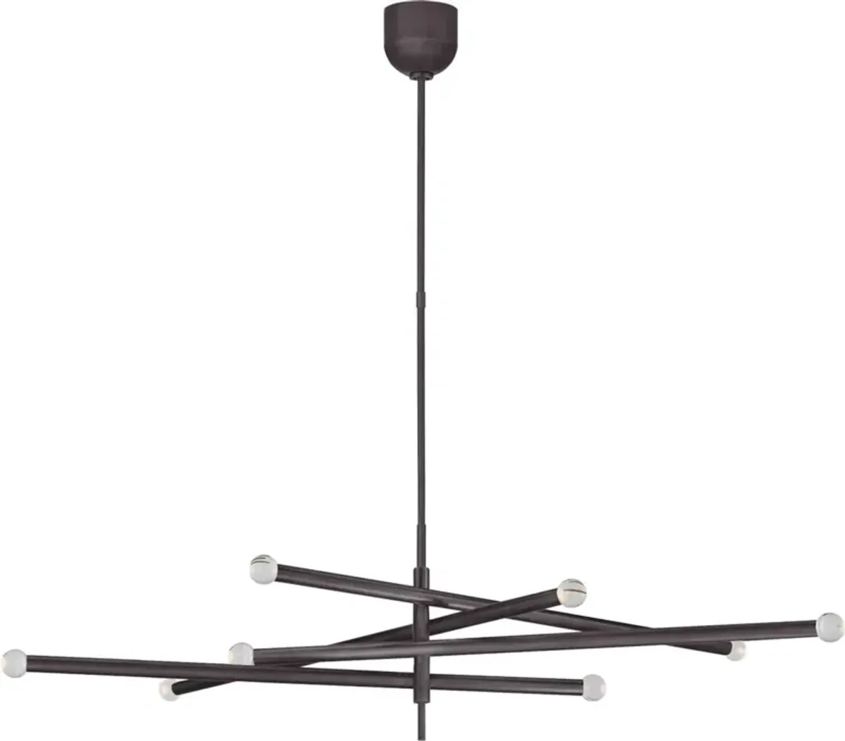 Rousseau Grande 8-Light Orb Articulating Chandelier