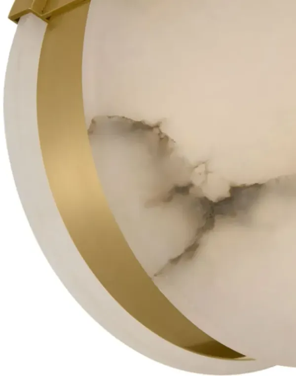 Visual Comfort - Melange 7" Alabaster Pendant - Gold