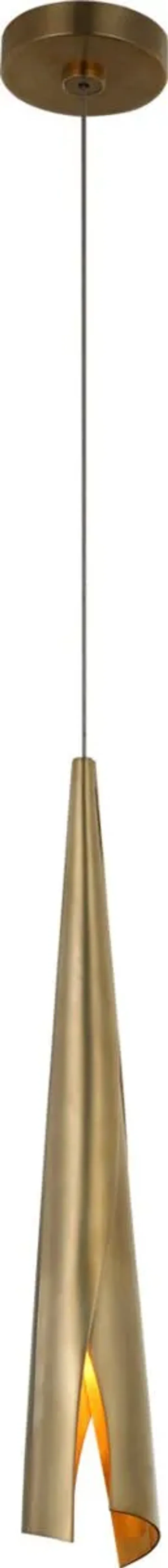 Visual Comfort - Piel Delicate Wrapped Pendant - Gold