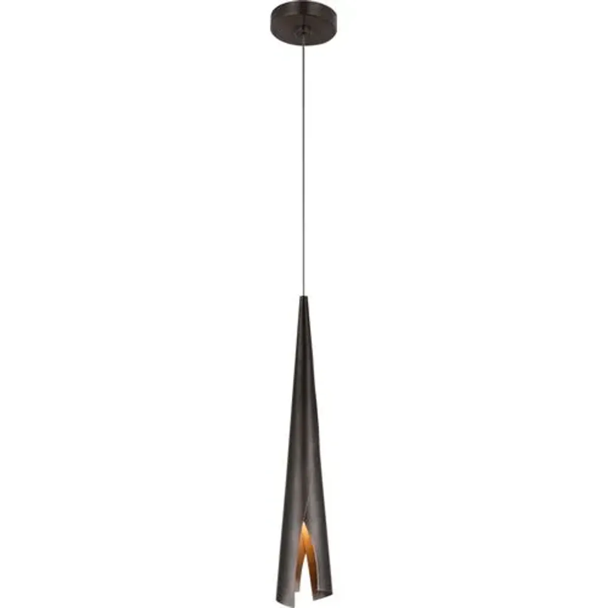 Visual Comfort - Piel Delicate Wrapped Pendant - Black