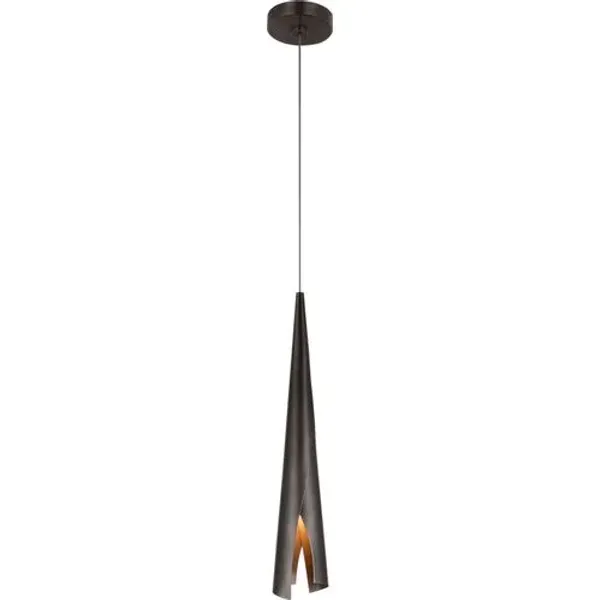 Visual Comfort - Piel Delicate Wrapped Pendant - Black