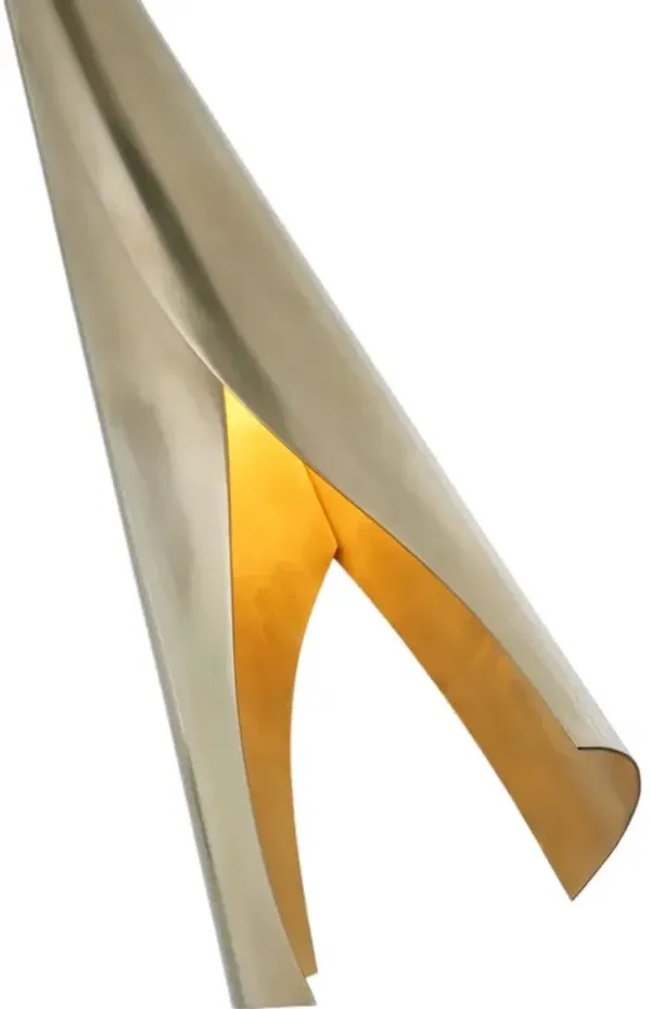 Visual Comfort - Piel Wrapped Pendant - Gold