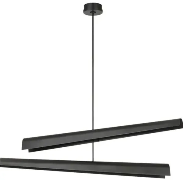 Visual Comfort - Piel 52" Multi-Positional Chandelier - Black