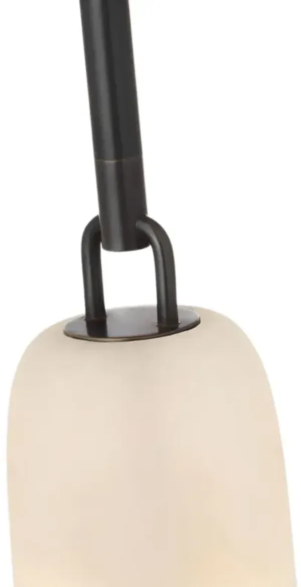 Visual Comfort - Formosa Alabaster Single Pendant - Black