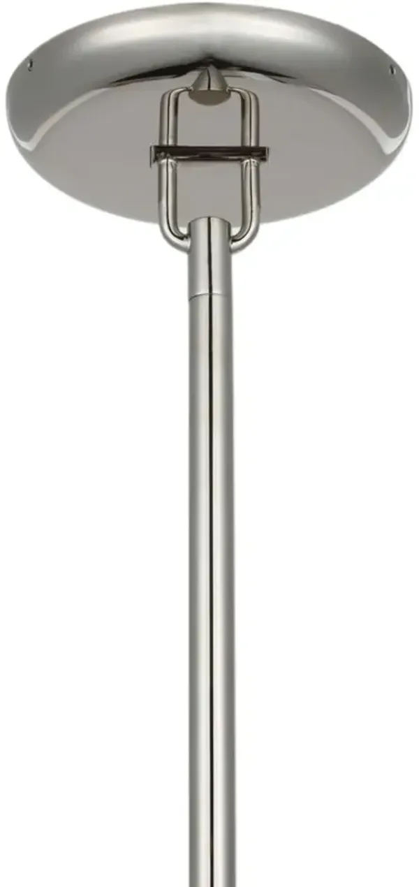 Visual Comfort - Formosa Alabaster Single Pendant - Silver