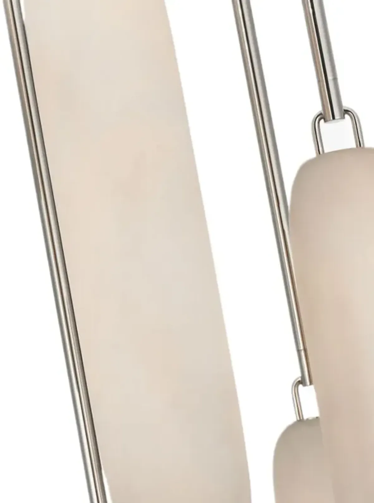 Visual Comfort - Formosa 7-Light Alabaster Pendant - Silver