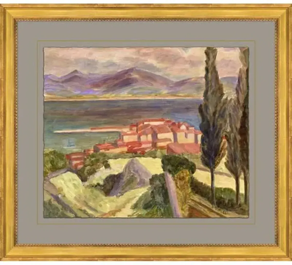 Italian Countryside Painting - Soicher Marin - Orange