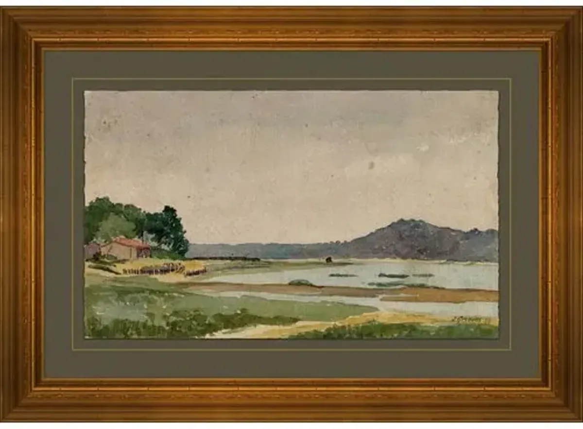 The Lakehouse Painting - Soicher Marin - Brown