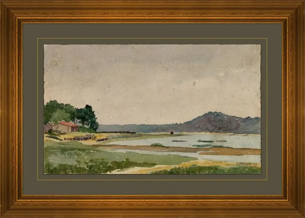 The Lakehouse Painting - Soicher Marin - Brown