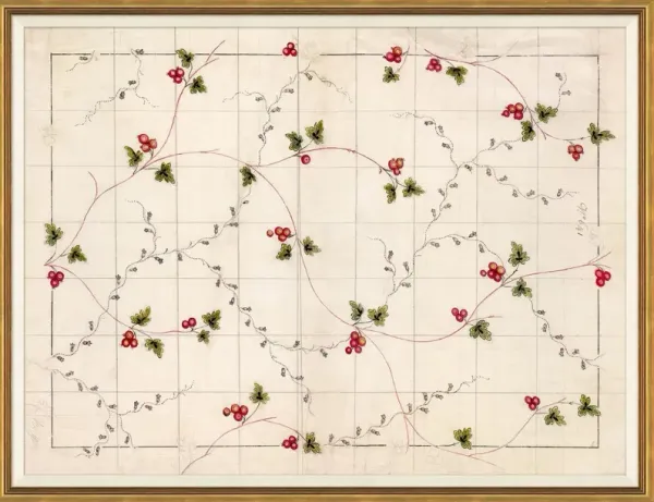 Antique Floral Vines I Painting