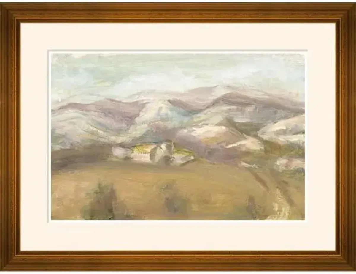 Cascade Range Painting - Soicher Marin - Yellow