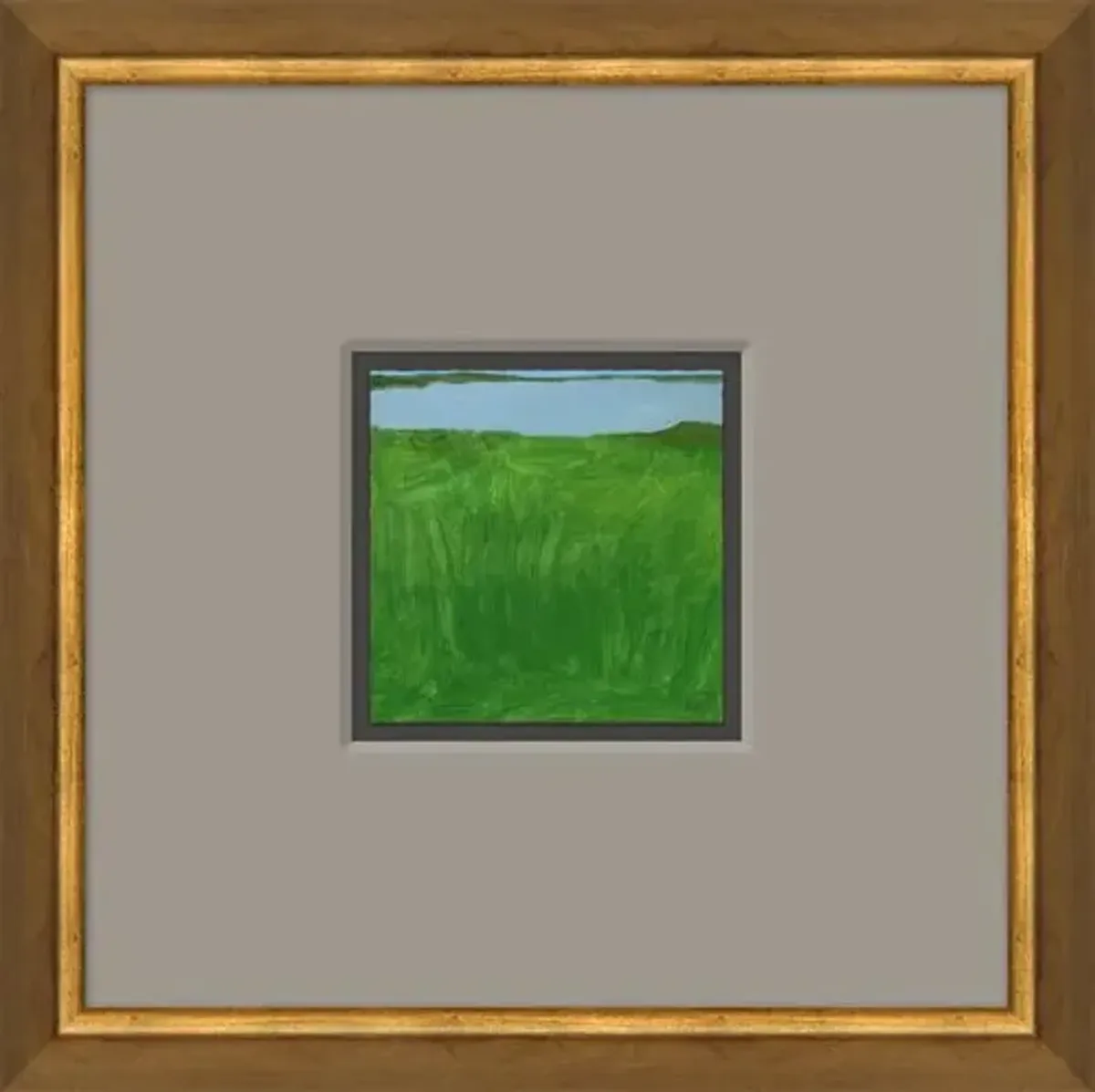 Leslie Snipes - Pea Island Marsh Painting- Small - Soicher Marin - Green