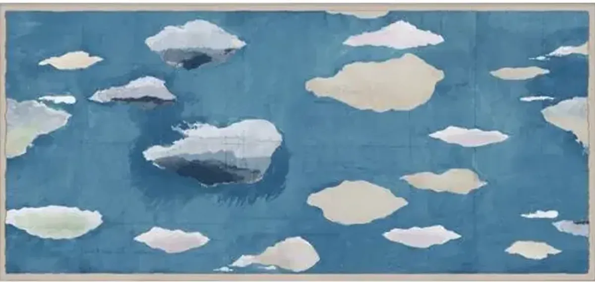 Paule Marrot - Cloudscape Painting - Large - Soicher Marin - Blue