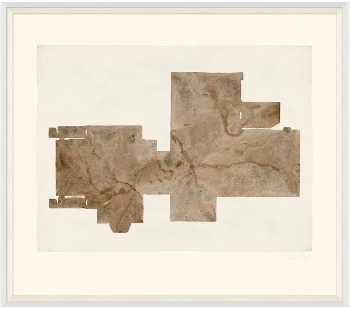 Leslie Snipes, Color Forms - Brown Painting