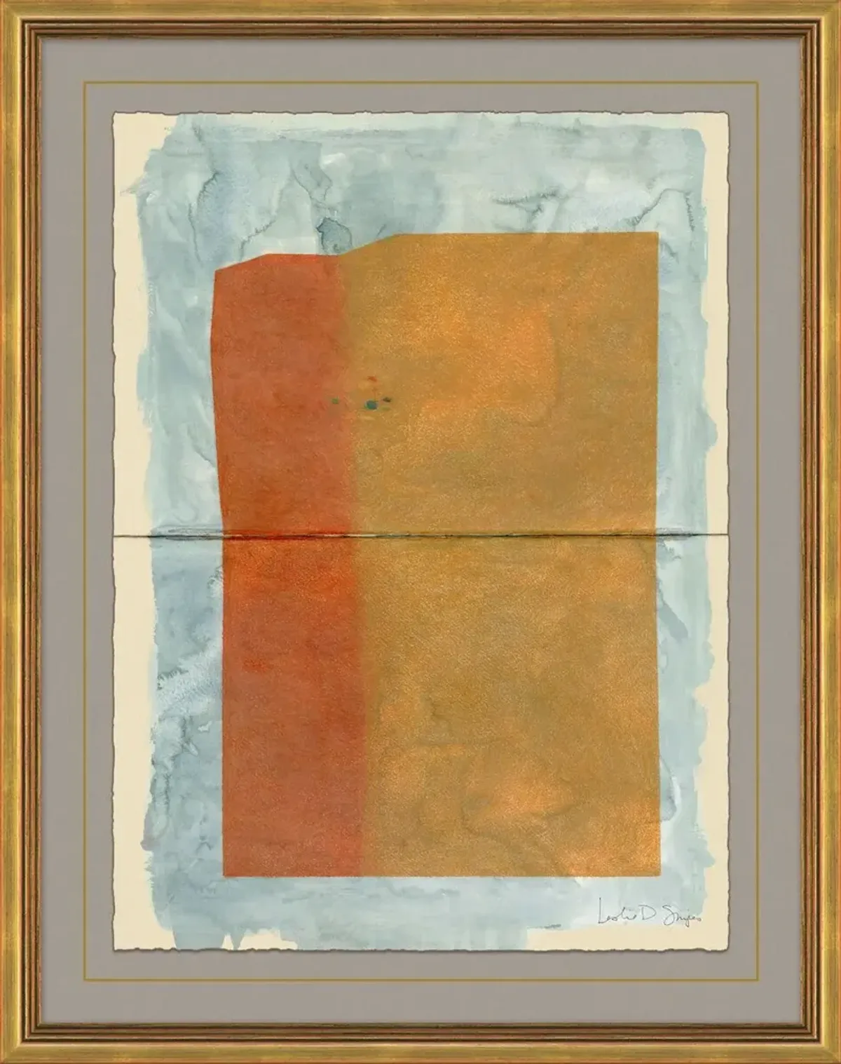 Leslie Snipes, Texture & Form Color Study III Painting