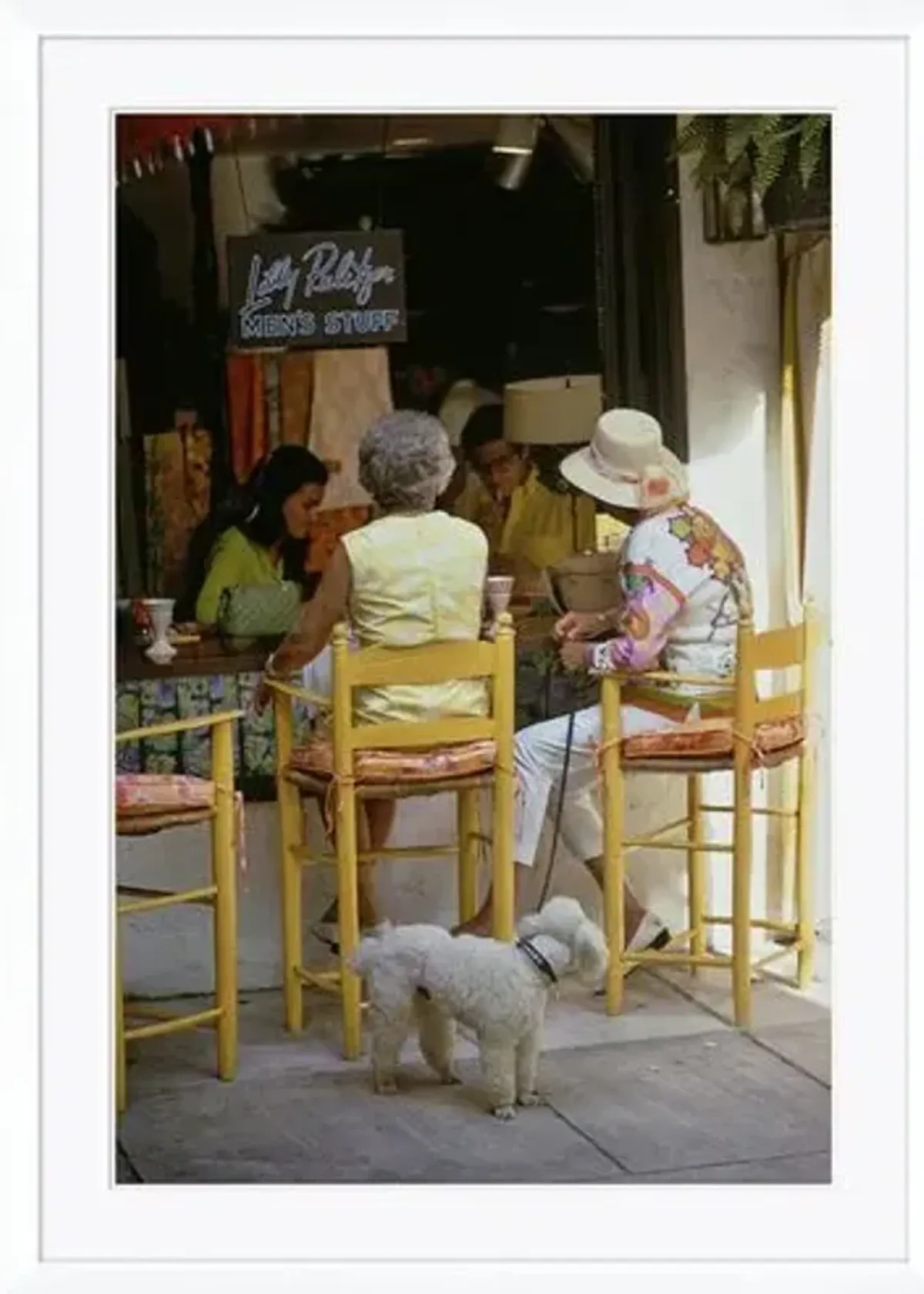 Getty Images - "Palm Beach Shoppers" - Slim Aarons - January 1 - 1968 Photograph - Yellow