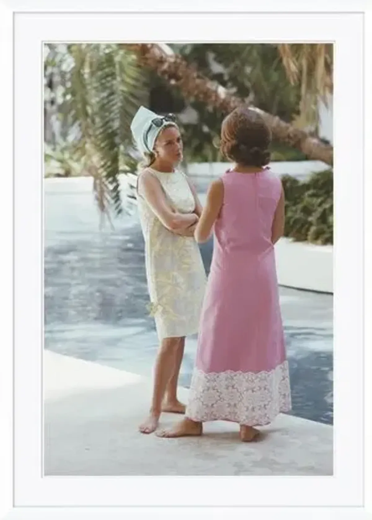Getty Images "Poolside Pulitzer," Slim Aarons - April 1 - 1964 Photograph - Pink
