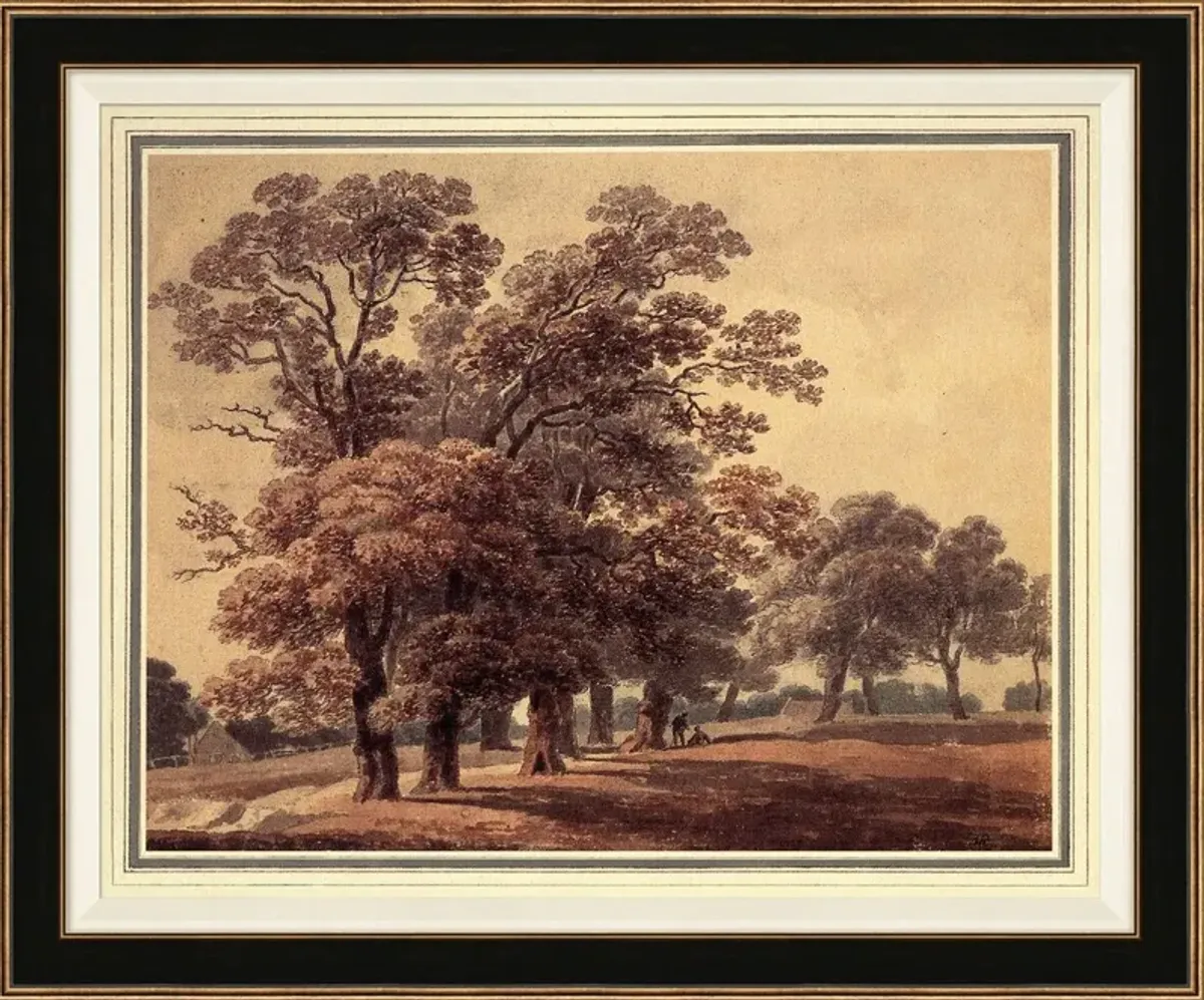 Fall Landscape Painting - Soicher Marin - Brown