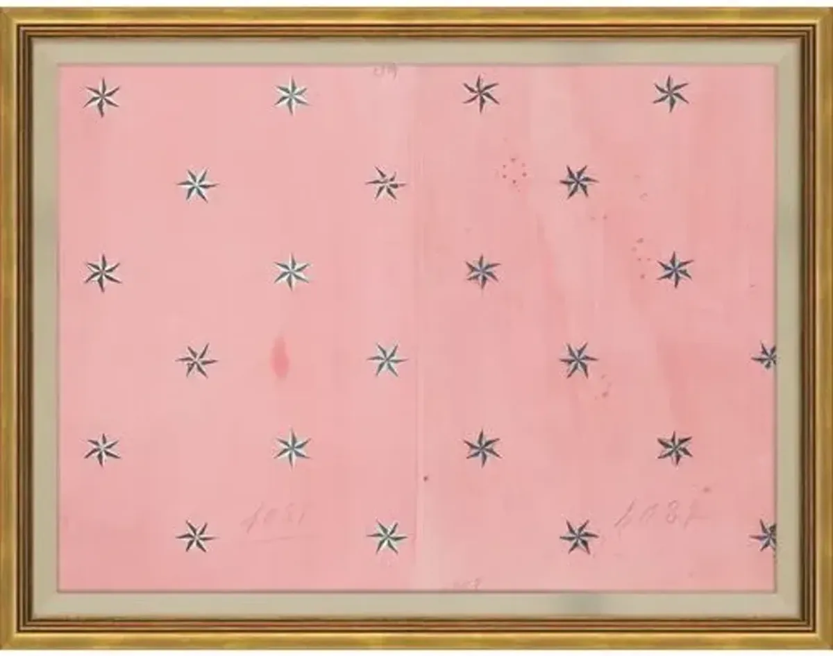 Paule Marrot - Etoile - Pink (var. 1) Painting - Soicher Marin