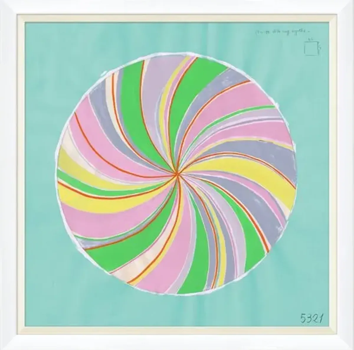 Paule Marrot - Agathe Variation I Painting - Soicher Marin - Pink