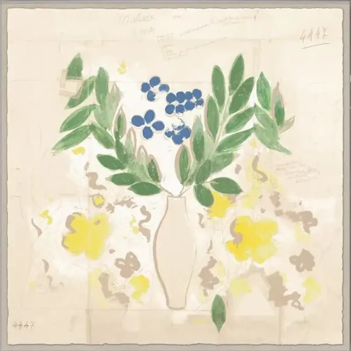 Paule Marrot - Matisse II Painting - Soicher Marin - White
