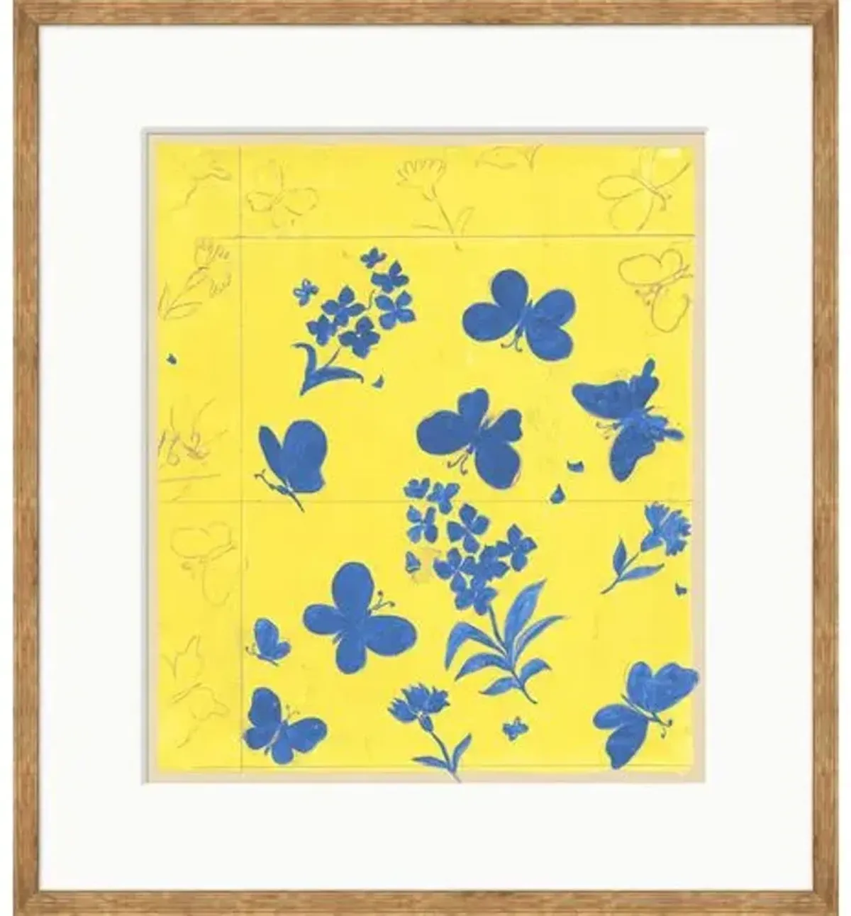 Paule Marrot - Patchouli Variation IV Painting - Soicher Marin - Yellow
