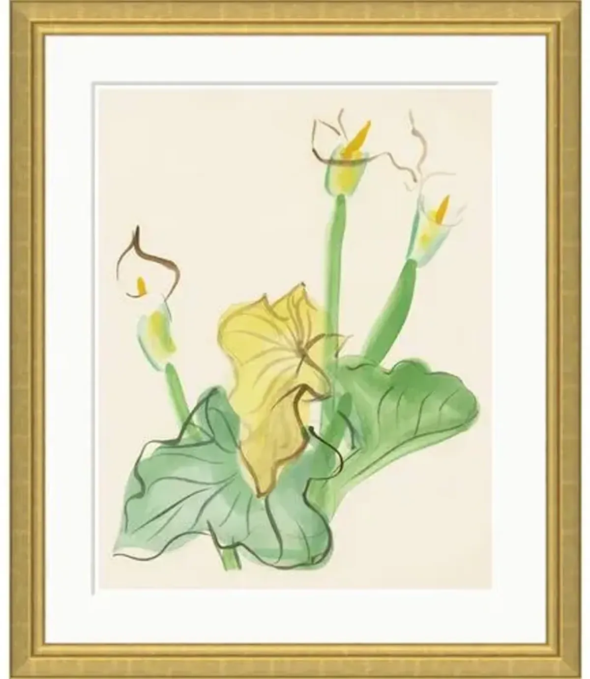 Cala Lily Painting by Dufy - Soicher Marin - Yellow
